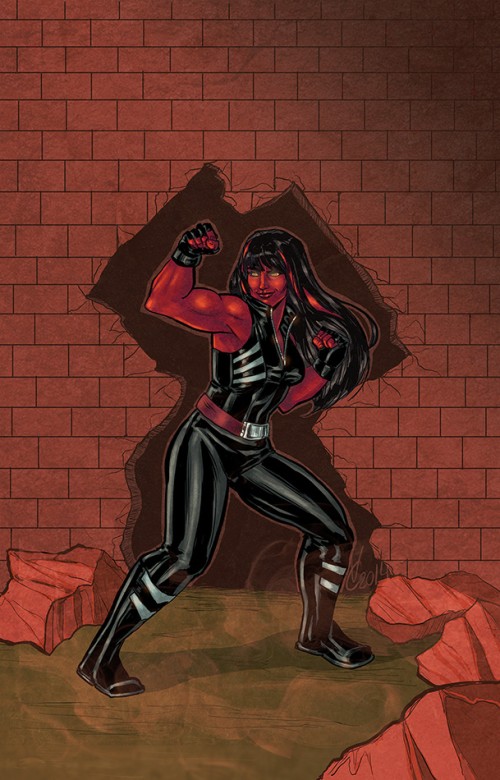 Unstoppable Red She-Hulk