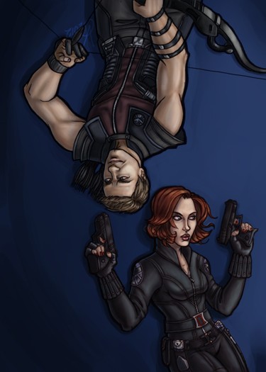 Black Widow & Hawkeye